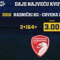 AdmiralBet daje najveću kvotu za meč Radnički - Crvena zvezda