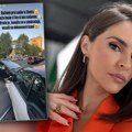 Voditeljka RTS-a imala saobraćajku! Ovo je prva fotografija sa mesta nezgode, automobil uništen