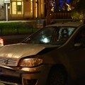(Foto) udario u taksi, pa pobegao sa mesta nesreće: Udes na Novom Beogradu: Automobili ulubljeni