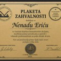 Region prepoznao humanost Nenada Erića: priznanje stiglo spolja, dok lokalna zajednica još ćuti Priznanje za Nenada Erića