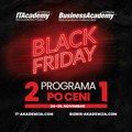 Black friday na ITAcademy i BusinessAcademy: 2 programa po ceni 1