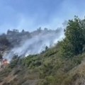Veliki požar iznad Dubrovnika: Prekinut saobraćaj na Jadranskoj magistrali (video)
