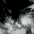 Uragan Karina jača na Tihom okeanu: vetrovi dostižu brzinu od 130 kilometara na sat