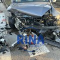 Žestok sudar motora i automobila: Saobraćajna nezgoda kod Palate pravde u Kragujevcu