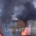 Eksplozije na sve strane, gori skladište nafte Desetine dronova napale Moskvu (video)