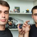 Danilo i Matej Bojat, autori izložbe "Lego iz Novog Sada": Za sve je "kriva" baka