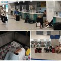 (Video) Srpski turisti zarobljeni na aerodromu na Sardiniji Među putnicima i deca; Čekali na smeštaj 5 sati