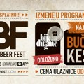 Odložen koncert Bijelog Dugmeta zakazan za 30. avgust na Belgrade Beer Festu — novi datum koncerta na jesen u Beogradskoj Areni…