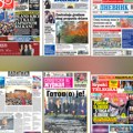 Naslovne strane današnjih novina: Prelistavanje štampe za utorak, 25. avgust 2026. godine