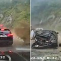 Snimak koji ledi krv u žilama! Odsad ćete paziti na odrone, automobili smrskani u sekundi, ima i mrtvih! (video)