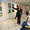 U Dečijem kulturnom centru otvorena izložba "Plavi april"