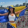 FOTO Misteriozna Bosanka raspametila sve na Mundijalu: Pokazala "tetovaže" BiH i ljiljana, a u pitanju je advokatica koje su…