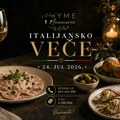 Ukusi Italije u restoranu "THYME x Anamaria" - ekskluzivno veče hrane i vina 24. jula