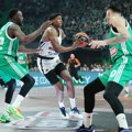 Panatinaikos - Partizan: Crno-beli gube u paklu oaka Arene! Prvak Evrope dobrom odbranom i skokom stekao prednost