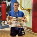 Balša Lekić svetski juniorski vicešampion u sanda borbama: Iz Peruđe sa srebrom oko vrata