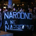 Zaposleni u kulturi protestovali ispred Narodnog pozorišta