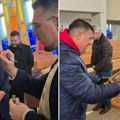 Владан Милојевић добио икону у цркви у Грацу: "Звездо, од срца ти желимо победу"