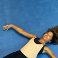 (Foto) Sanja Marinković u teretani, pored nje činija sa ledom: "I kad imate virus toniziranje i istezanje su prihvatljivi"