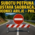 Važno za vozače: U subotu potpuna obustava saobraćaja na deonici Arilje – Prilike u mestu dobrače