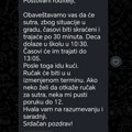 Beograd: Da li su zbog političkih skupova i utakmice skraćeni časovi u školama?