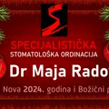 Srećnu Novu i Božić vam želi Stomatološka ordinacija Dr Maja Radović – Osmeh leči sve