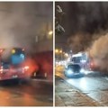 Dim kulja NA sve strane: Dramatična scena na Voždovcu, putnici izleteli iz autobusa (VIDEO)