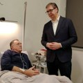 Vučić u poseti Dodiku u bolnici: Poželeo sam mu brz oporavak i dobro zdravlje FOTO