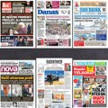 Naslovne strane današnjih novina: Prelistavanje štampe za subotu, 12. jul 2025. godine