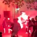 (VIDEO) Finale je neslavno već počelo: Tuča navijača u Budimpešti