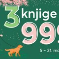 Počinje omiljena akcija ljubitelja knjiga: „3 za 999“ od 5. do 31. maja