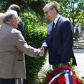 Vučić došao na sahranu Vladimira Cvetkovića: Sreo se sa Nebojšom Čovićem na Novom groblju