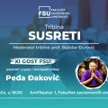 Tribina „Susreti” na FSU: Upoznajte renomiranog slikara Peđu Đakovića