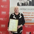 Urednica “Čačanskog glasa“ Zorica Lešović Stanojević dobitnica prestižne nagrade UNS-a