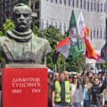 Obeležen Prvi maj polaganjem venaca na spomenik Dimitriju Tucoviću u Beogradu