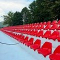 Pripreme za MOSI u punom jeku: tribine stadiona u Bajinoj Bašti zablistale u novom ruhu