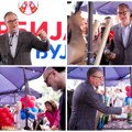 Predsednik Srbije u obilasku Lapova Vučić poručio: „Rešavamo najveći problem opštine, voda je prioritet“