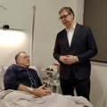 Predsednik Vučić Posetio Dodika u bolnici: Poželeo sam mu brz oporavak i dobro zdravlje! Radujem se nastavku saradnje i…