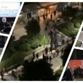 Dramatične scene u Podgorici: Grupe maskiranih mladića izašle na ulice, sve vreme uzvikuju "Turci napolje" (video)