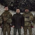 Zelenski posetio ukrajinske trupe u Kupjansku