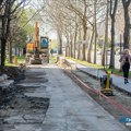 (FOTO) Počela još jedna faza rekonstrukcije trotoara na Bulevaru Veljka Vlahovića