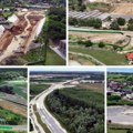 (Video) Kod Petrovaradina niče moderna saobraćajnica: Bageri kopaju tunel ”Širine”, niču kosine, a postaviće betonske segmente…