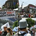BLOG UŽIVO U toku protest profesora ispred Vlade Srbije, došli i studenti: Postavljeni šatori i metalne ograde, u blizini…
