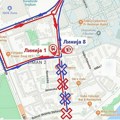 Privremena izmena trasa 1 i 8 na Limanu 1