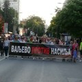 Jovo Bakić na protestu “Valjevo protiv nasilja”