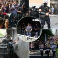 uživo Protesti u Srbiji: Blokada suda u Novom Sadu, došlo do naguravanja sa policijom