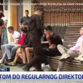 Protest ispred pančevačke Gimnazije: Zbog opstrukcije konkursa za izbor novog direktora zaposleni stupili u štrajk