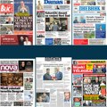 Naslovne strane današnjih novina: Prelistavanje štampe za utorak, 10. februar 2026. godine