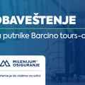 Poziv Milenijum osiguranja putnicima „Barcino turs“ da podnesu zahtev za isplatu naknade iz osiguranja