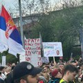Studenti u blokadi pozvali na okupljanje ispred Andrićevog venca
