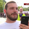 Nepoznati mladić sve vreme ometao uključenje reportera N1 ispred "Ćacilenda"
